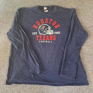 Houston Texans Long Sleeve Graphic Shirt Men's Big & Tall 3XL